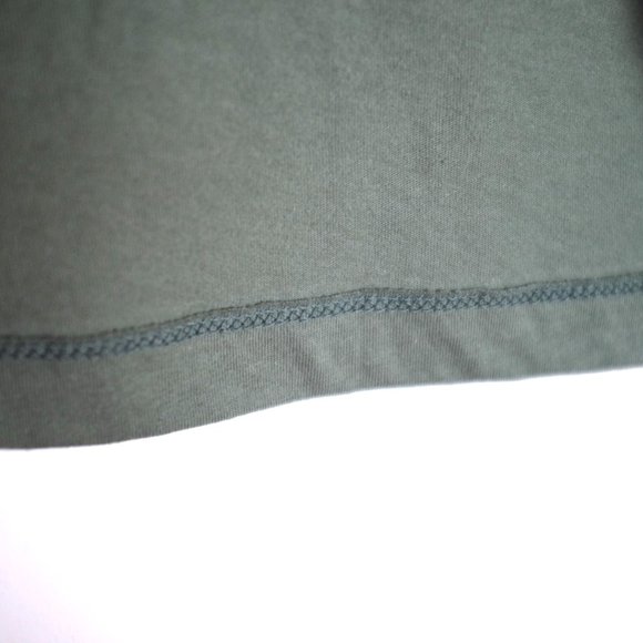 COPY - True Religion World Tour logo back t-shirt in militant green/gold - Picture 11 of 12